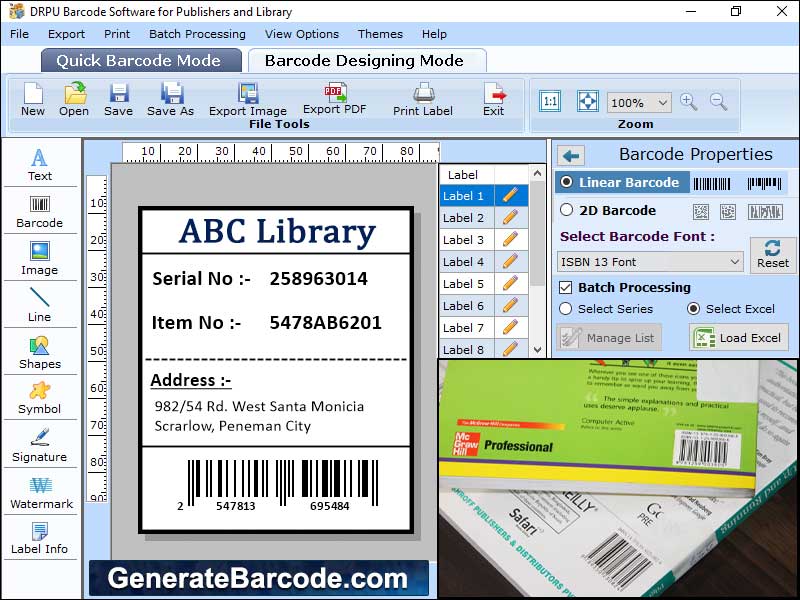 Windows 7 Generate Barcode Download 7.3.0.1 full