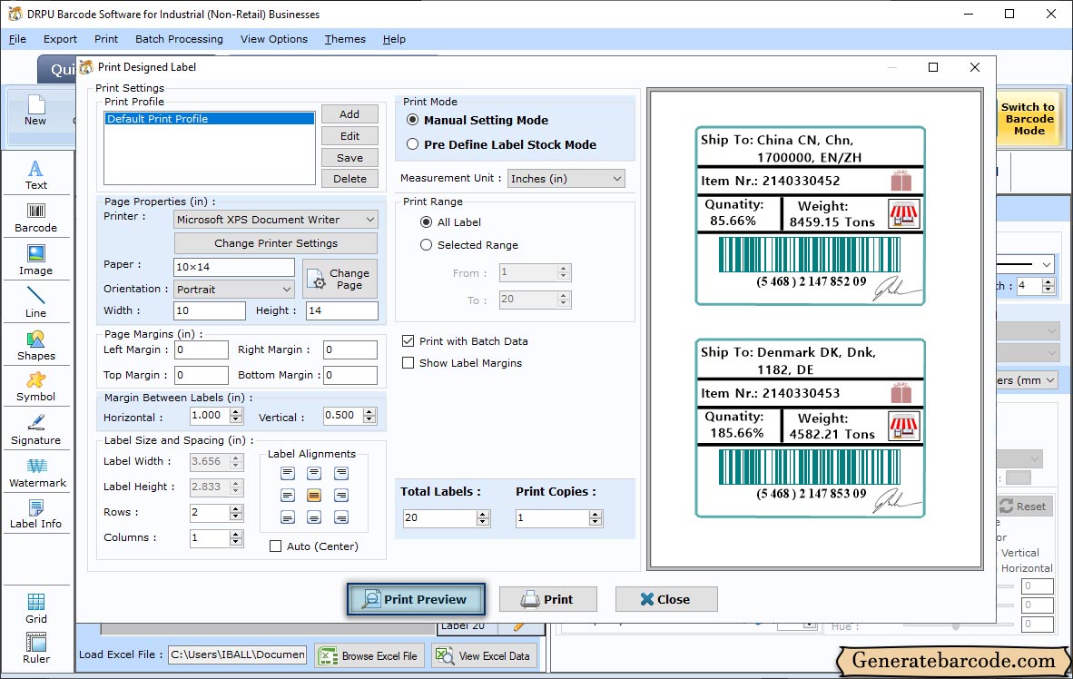 Print Settings