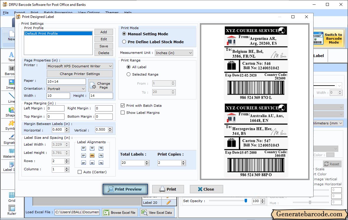 Print Settings