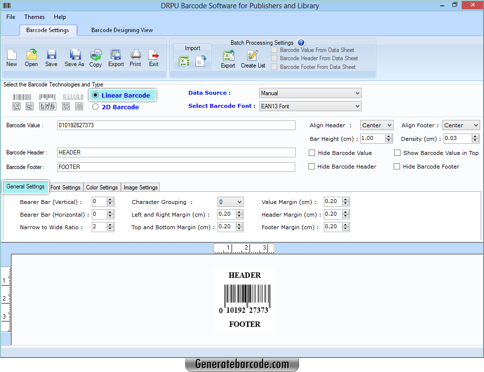 Barcode Generator Software for Publishers Barcode Generator Software for Publishers