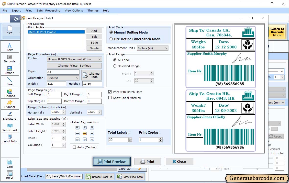 Print Settings