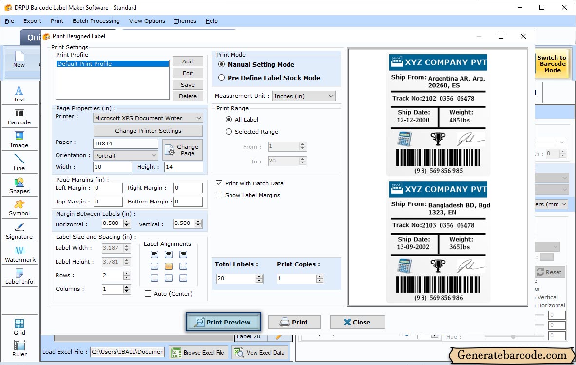 Print Settings