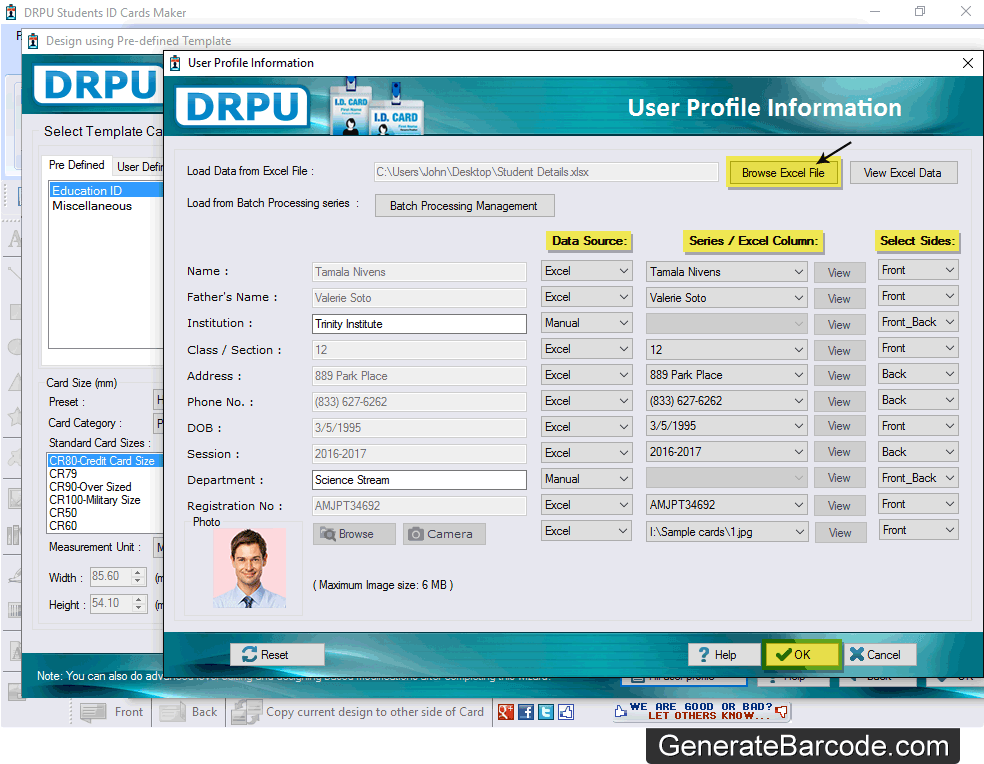 User Profile Information