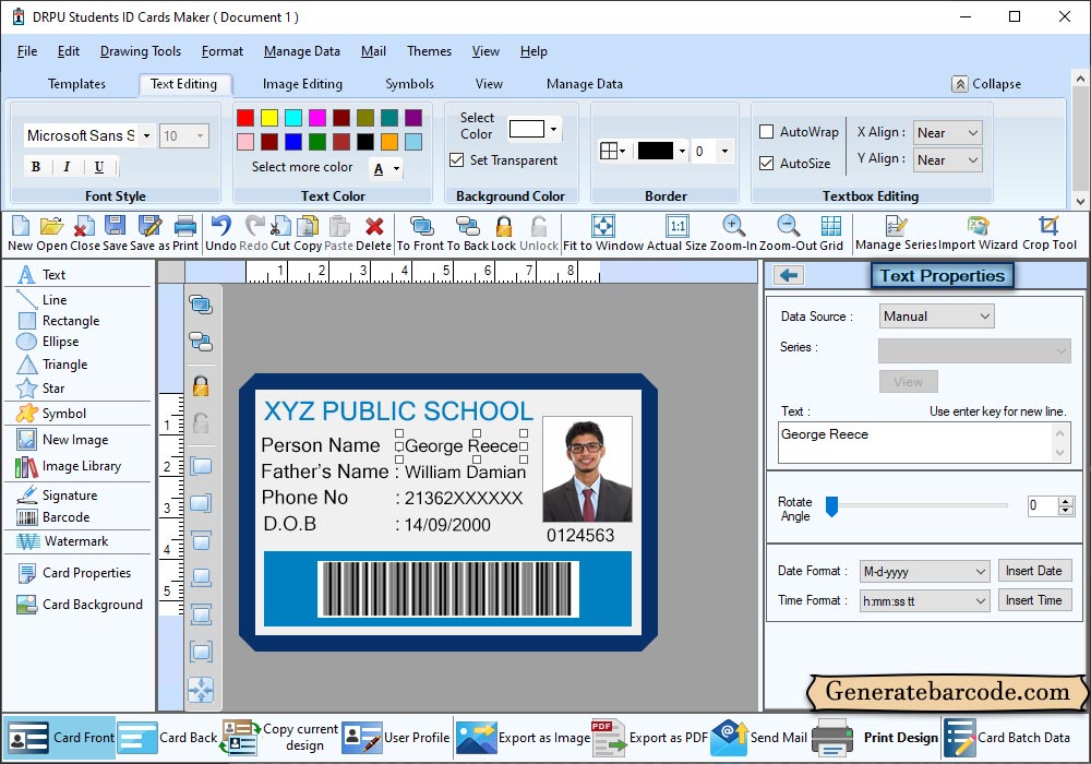 Student ID Card Maker Software