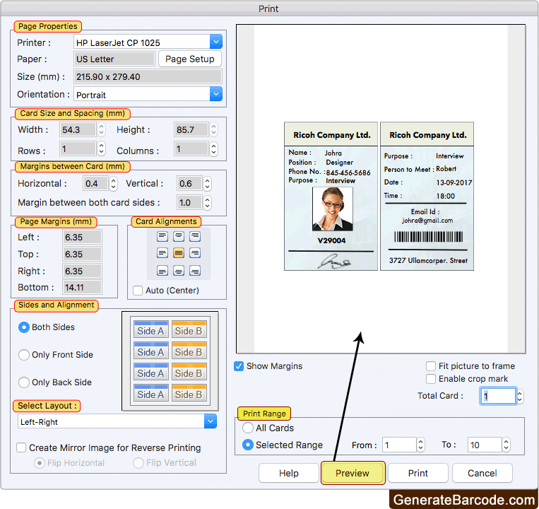 Print Settings