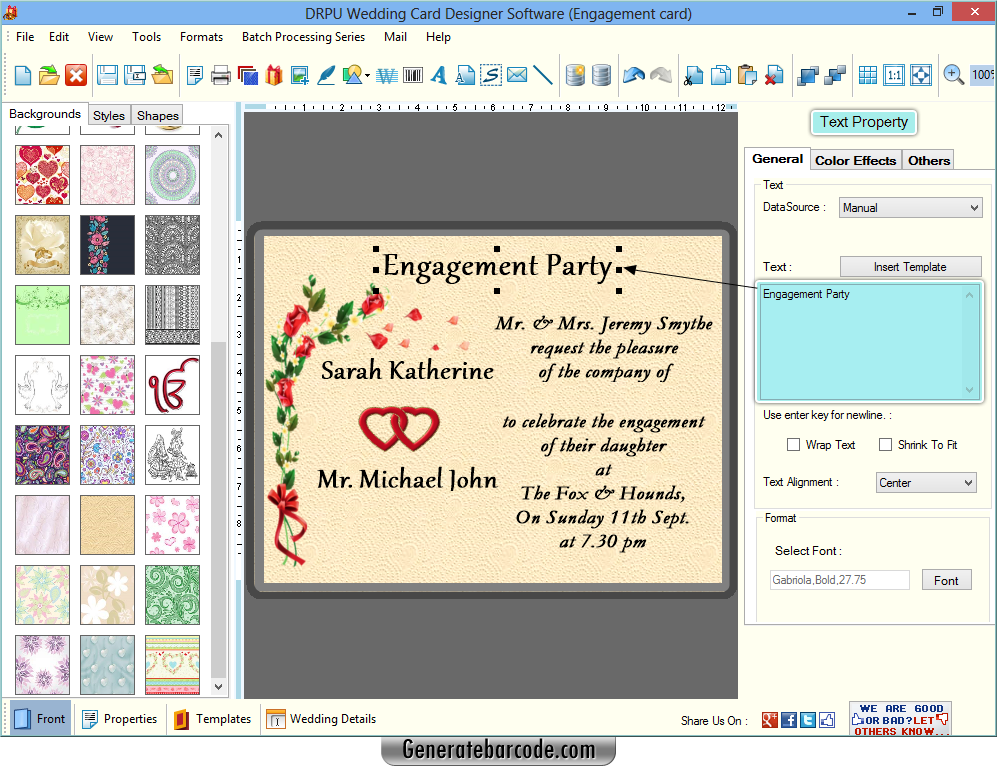 Wedding Card Maker Software